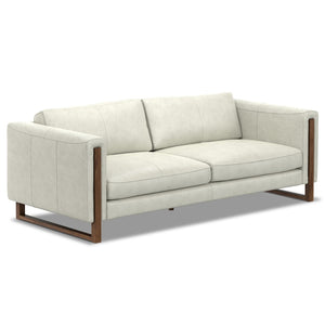 English Elm Richard 83-Inch Eco-Conscious Sofa: Luxurious Semi-Aniline Leather, Spacious Comfort & Easy Care B136P364300-GIGA