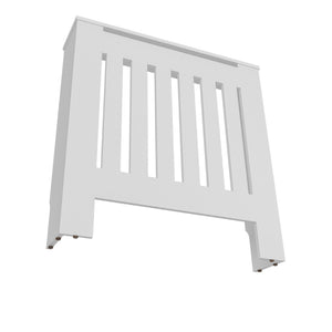 English Elm Fm Furniture Rio White Melamine Radiator Cover Slim Display Shelf for Hallway B128P334814