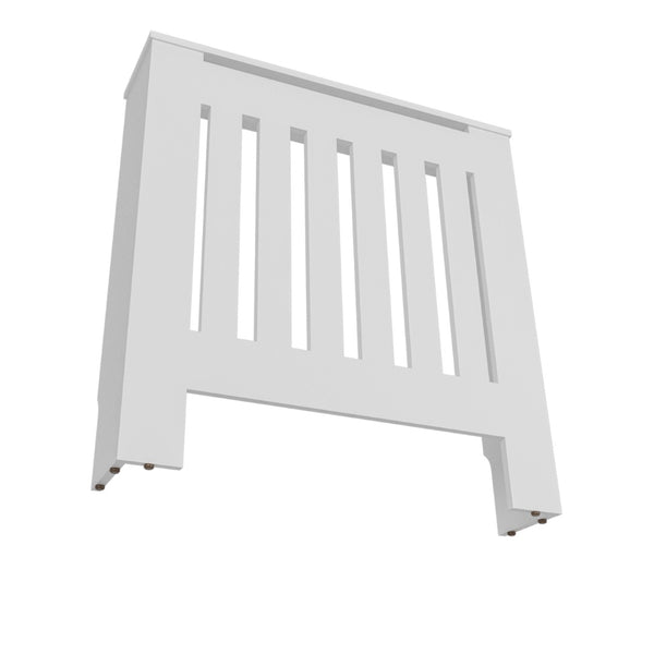 English Elm Fm Furniture Rio White Melamine Radiator Cover Slim Display Shelf for Hallway B128P334814