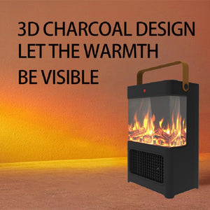 English Elm Electric Fireplace Heater with 3d Led Flame Effect 1500w Portable Indoor Warmth W2710P223281