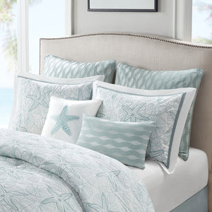 English Elm Comforter Set Harbor House Maya Bay In Seafoam Blue - Beach-Inspired Elegance For King Beds B03595728