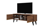 Manhattan Comfort Doyers Mid-Century Modern TV Stand Nut Brown 174AMC174