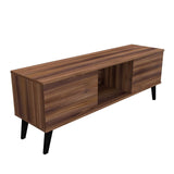 Manhattan Comfort Doyers Mid-Century Modern TV Stand Nut Brown 174AMC174