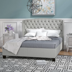 Christopher Knight Home® - Noble House - - Upholstered Queen Whole Bed