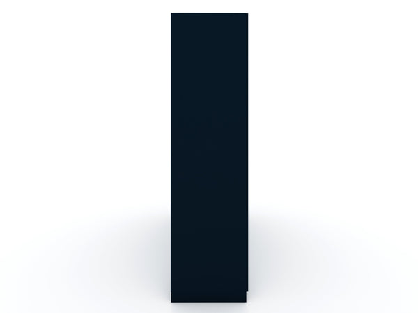 English Elm Gramercy 82" Wardrobe Organizer with Soft-Close Doors, Aluminum Rods, Shelves & Center Drawers Dark Blue B365S00002