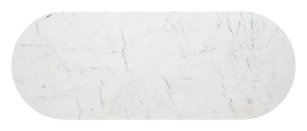 Zuo Modern Bild Console Table: Elegant White Marble & Brass Accents For Modern Living Spaces & Entryways White Natural Marble,Iron 110596-zuo-modern