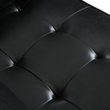 Christopher Knight Home® - Noble House - Malinta Contemporary Tufted Club Chair, Midnight Black and Espresso