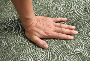 English Elm Green Contemporary Accent Chair with Cylindrical Back, Foam Seat and Dark Walnut Exposed Wooden Legs, Stylish Living Room Upholstery Green 38 L x 29 W x 35 H B2741P401419