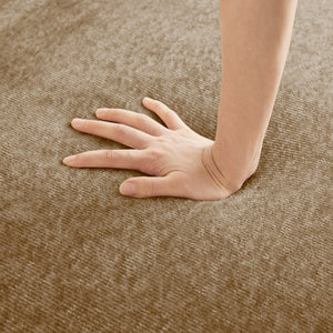 English Elm Harrison Modular Velvet Sofa – Luxurious Brown Sectional With Cloud-Like Comfort & Flexibility W3041P386564