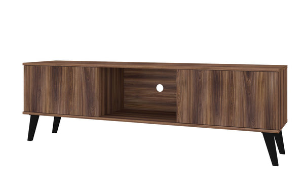 Manhattan Comfort Doyers Mid-Century Modern TV Stand Nut Brown 175AMC174