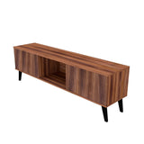 Manhattan Comfort Doyers Mid-Century Modern TV Stand Nut Brown 175AMC174