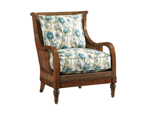Lexington Tommy Bahama Home Island Paradise Chair - Embrace Relaxed Living With Woven Raffia & Rich Island Colors For Your Home  Wood 1766-11-40