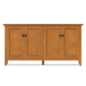 English Elm Amherst Shaker Pine Four Door Sideboard with Adjustable Shelves for Dining Rooms B136P436059