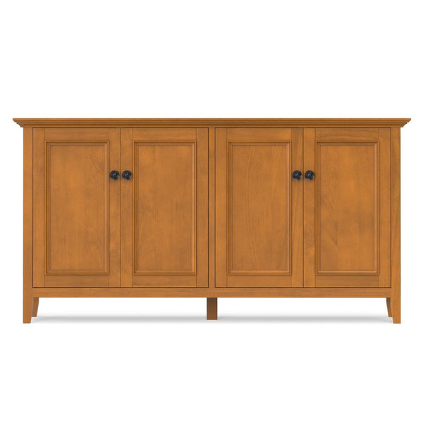 English Elm Amherst Shaker Pine Four Door Sideboard with Adjustable Shelves for Dining Rooms B136P436059