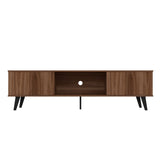 Manhattan Comfort Doyers Mid-Century Modern TV Stand Nut Brown 176AMC174