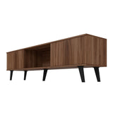 Manhattan Comfort Doyers Mid-Century Modern TV Stand Nut Brown 176AMC174