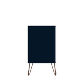 Manhattan Comfort Rockefeller Mid-Century Modern 2-Piece Wide and Tall Dresser Tatiana Midnight Blue 176GMC4