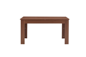 English Elm Extendable Drop Leaf Dining Table Walnut Finish Solid Wood Legs Modern Design W3875P402469