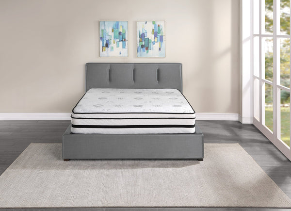 English Elm 12-inch Vela Promo Hybrid Queen Mattress with Breathable Quilted Cover, Green Tea Freshness, Plush Support White 16.5 L x 16.5 W x 63.75 H B011P213352