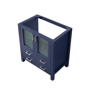 English Elm Navy 30-in Bath Vanity Cabinet in Navy Blue with Soft-Close Drawers, Solid Wood Frame, Preassembled B2731P260426