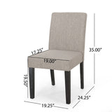 Christopher Knight Home® - Noble House - Kuna Contemporary Upholstered Dining Chair - Set of 2