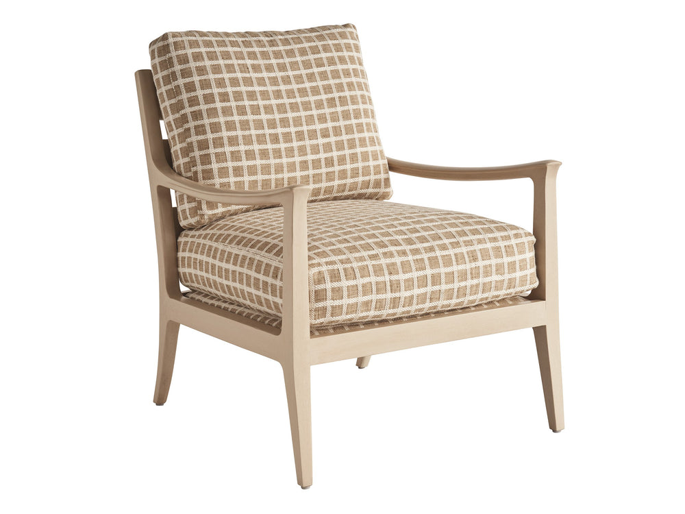 Lexington Tommy Bahama Home Miramar Chair - Elegant Resort Living With White Oak, Ultra Down Cushion & Contemporary Design Elements  Wood 1771-11-43