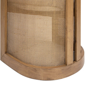 English Elm Jennifer Taylor Home - Lilith Curved Rattan Upholstered Dining Chair 20.5" White — Stain‑Resistant High‑Performance Fabric, Solid Rubberwood Frame B2719P238493