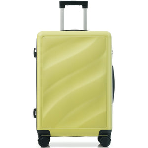 English Elm Luggage Set Three Piece Hard Shell Abs Suitcases with Spinner Wheels Tsa Lock Travel Tea Green N730P304620G