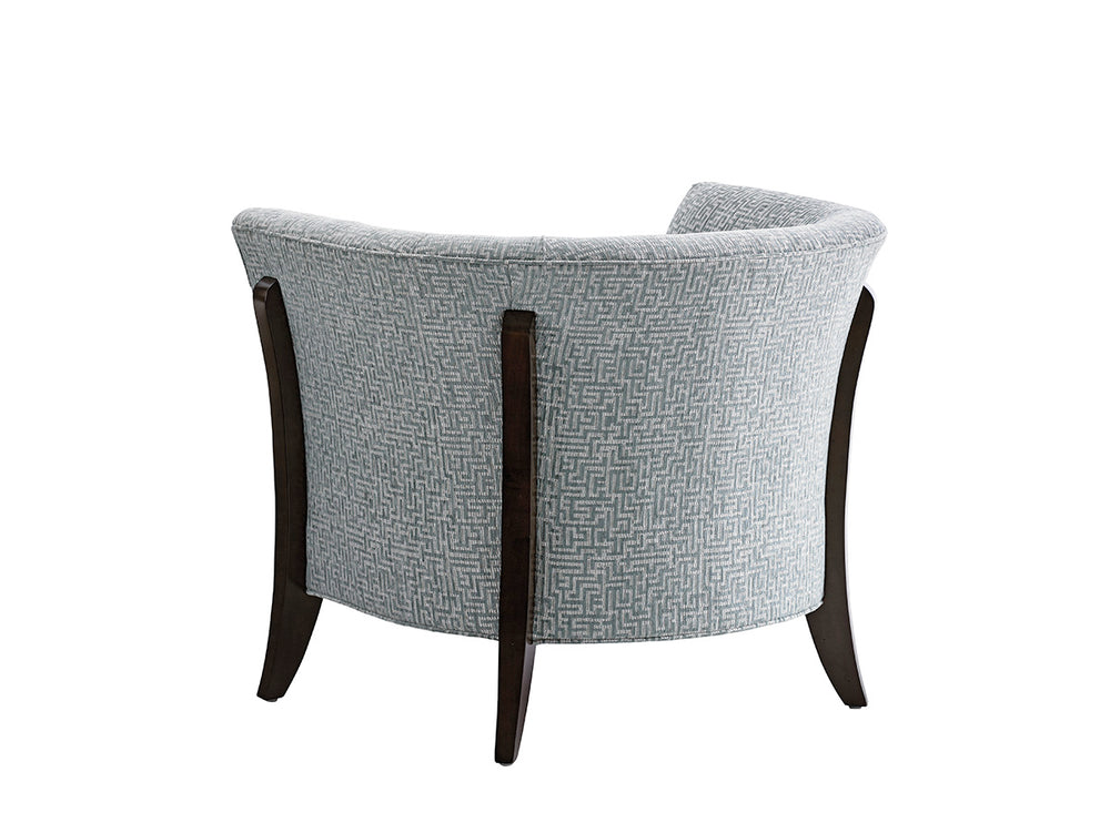 Lexington Westgate Contemporary Sofa - Elegant Mocha Finish, Plush Upholstered Seating & Architectural Design  Wood 1781-11-43