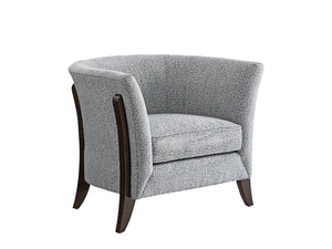 Lexington Westgate Contemporary Sofa - Elegant Mocha Finish, Plush Upholstered Seating & Architectural Design  Wood 1781-11-43