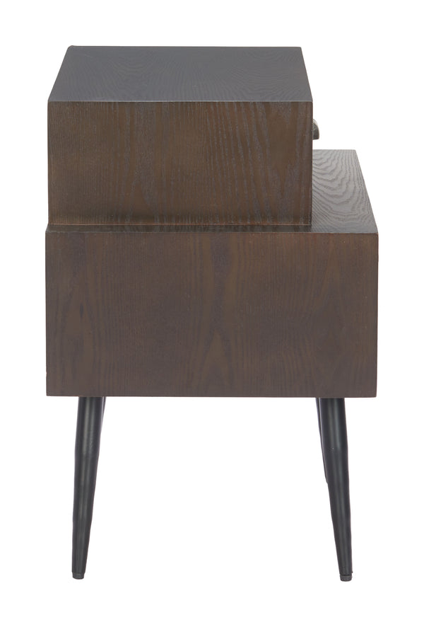 Zuo Modern Mechy Side Table Brown - Modern Mdf Design For Living Rooms, Bedrooms & Minimalist Spaces Brown Mdf 110548-zuo-modern