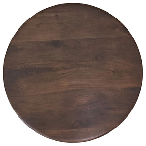 English Elm Columbo Solid Mango Wood 3 Piece Round Table Set for Modern Living Rooms B062S01476