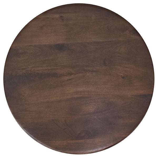 English Elm Columbo Solid Mango Wood 3 Piece Round Table Set for Modern Living Rooms B062S01476