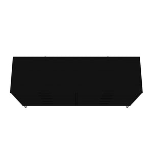 Manhattan Comfort Rockefeller Mid-Century Modern 3- Piece Bedroom Dresser Set Black 178GMC2