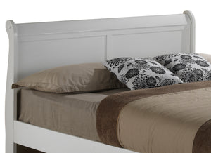 English Elm Charming Full Trundle Bed White — Durable Particle Board, Space-Saving Slide-Out Guest Bed, 87"D B078S00386