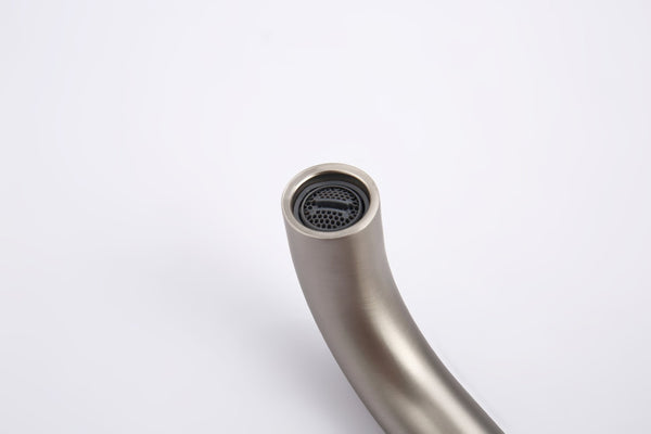 English Elm Wall Mount Faucet For Modern Bathrooms – Sleek Brushed Nickel Design With Brass Valve Included! T3177P269103-GIGA