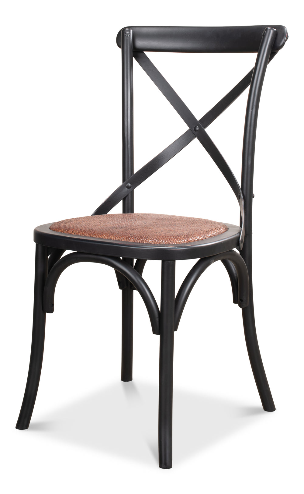 Sarreid Tuileries Gardens Side Chair Set Of 2 - Elegant Birch Design With Stunning Shanghai Black Finish Black  17906