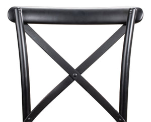 Sarreid Tuileries Gardens Side Chair Set Of 2 - Elegant Birch Design With Stunning Shanghai Black Finish Black  17906