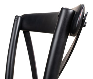 Sarreid Tuileries Gardens Side Chair Set Of 2 - Elegant Birch Design With Stunning Shanghai Black Finish Black  17906