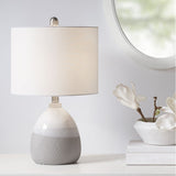 510 Design Driggs Casual Ceramic Textured Table Lamp 5DS153-0029 Ivory/Grey