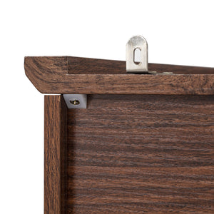 English Elm K&K 71" Farmhouse Pantry Cabinet with Embossed Texture, 2 Drawers, 8 Door Racks, Adjustable Shelves, Anti-Tip Stability Brown N707P254905Z