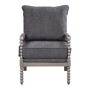 OSP Home Furnishings Abbott Chair Charcoal