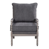 OSP Home Furnishings Abbott Chair Charcoal