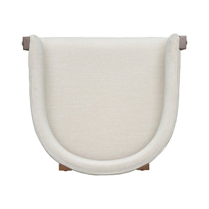 English Elm Christopher Knight Home® - COUNTER Mid-Century Modern 2-Piece Upholstered Barrel Back Stools with Rubberwood Frame and Foam Padding Beige N771P243848D