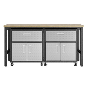 Manhattan Comfort Fortress Modern Garage Set Grey 17GMC