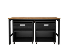 Manhattan Comfort Fortress Modern Garage Set Charcoal Grey 17GMC-CH