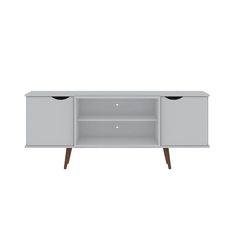 Manhattan Comfort Hampton Mid-Century Modern TV Stand White 17PMC1