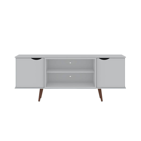 Manhattan Comfort Hampton Mid-Century Modern TV Stand White 17PMC1