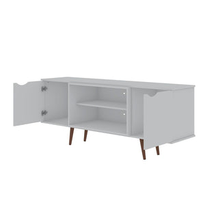 Manhattan Comfort Hampton Mid-Century Modern TV Stand White 17PMC1