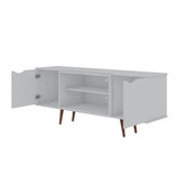 Manhattan Comfort Hampton Mid-Century Modern TV Stand White 17PMC1